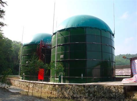 Cow Farm Manure Waste Biogas Plant With Cstr Steel Reactor Digester