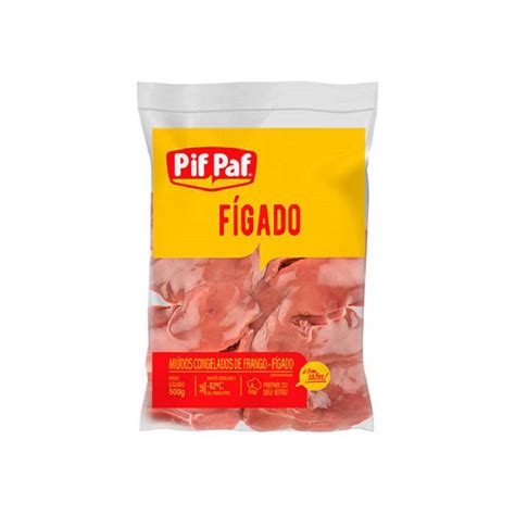 Fígado de Frango Pif Paf Pacote 500g Rede Super Líder de Supermercados