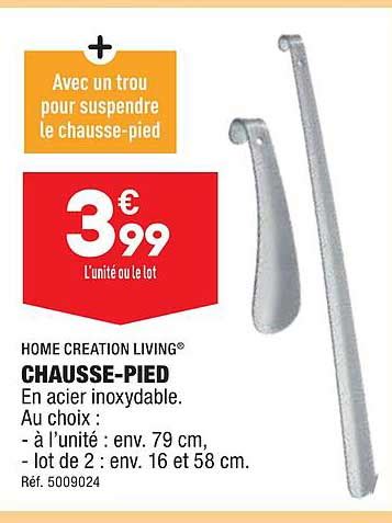 Promo Chausse pied Home Création Living chez Aldi iCatalogue fr