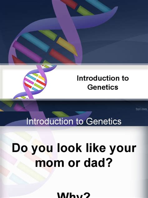 Lesson 1 - 1A - Introduction To Genetics | PDF 