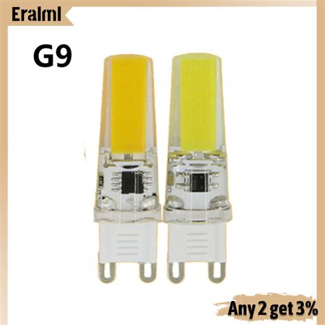 Eralml G9 หลอดไฟซิลิโคน Led G4 220v ประหยัดพลังงาน 9w E14 2508 Shopee