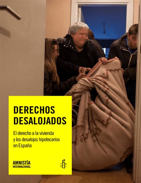 Informe Amnist A Internacional Derechos Desalojados