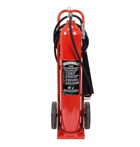 20kg Co2 Wheeled Fire Extinguisher Med Flameskill