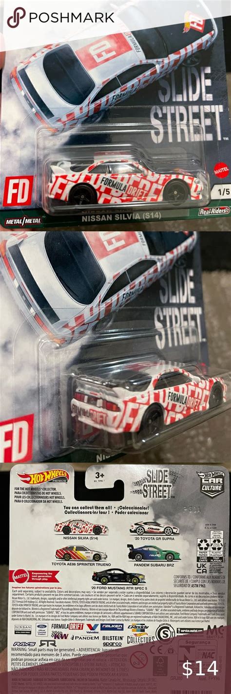 Hot Wheels Premium Slide Street Nissan Silvia S