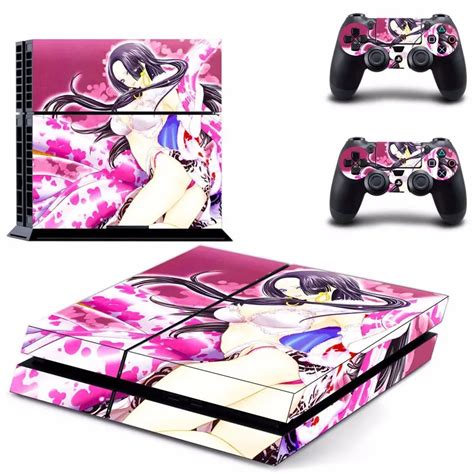 Vinyl Ps4 Skin Anime Cool Sexy Girl Best Design Sticker Cover For Play