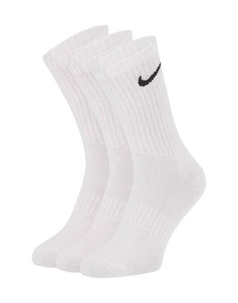 White Nike Socks 3 Pack Life Style Sports