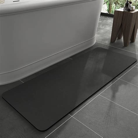 MontVoo Tapis de bain antidérapant absorbant à séchage rapide pour