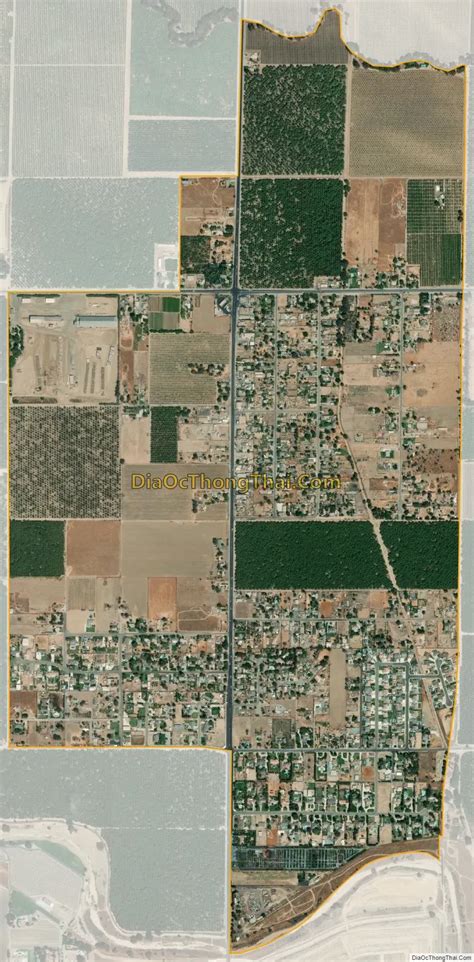 Map Of Patterson Tract Cdp