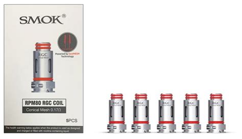 Smok Rpm Rgc Conical Mesh Coil Ohm Pcs