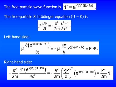 Ppt The Wave Equation Schr Dingers Equation Linearity And