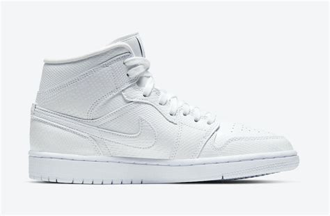 Air Jordan Mid White Snakeskin Bq Release Date Sbd