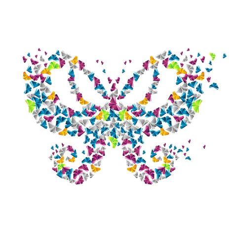 Premium Vector Paper Butterfly