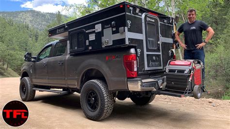 Behind The Scenes Going Off The Grid In Our Ford F 250 Super Tremor Camper Youtube