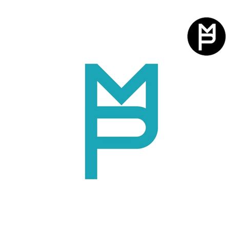 Premium Vector Letter Mp Pm Monogram Logo Design Simple