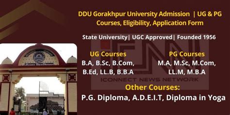 Ddu Gorakhpur Admission 2024 Last Date Fee And Entrance