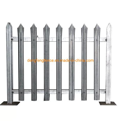 Hot Dipped Galvanized Steel Palisade Fencing Powder Coated Security Palisade Fence China