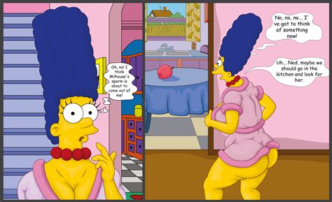 Marge And Ned By Din Dingo Hentai Foundry