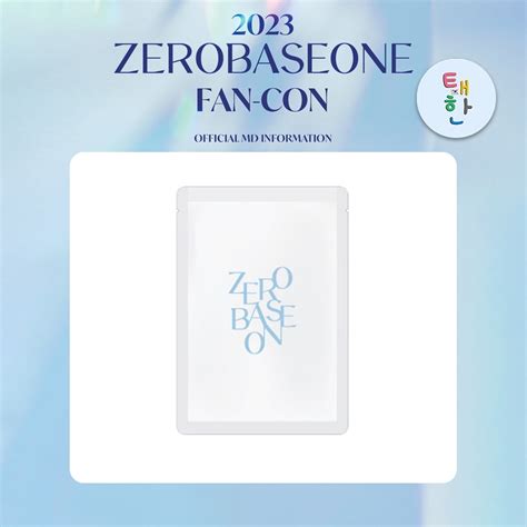 Zerobaseone Zb Fan Con Official Md Trading Card