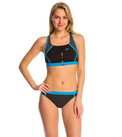 Speedo Perforated Two Piece Set At Two Piece Speedo Swim Shop