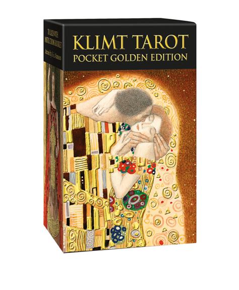 Klimt Tarot Pocket Golden Edition Karty Tarota Mini Lo Scarabeo