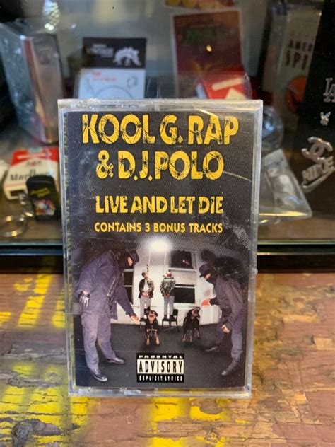 Vintage Cassette Tape – Kool G. Rap & D.j. Polo – Live & Let Die | Boardwalk Vintage