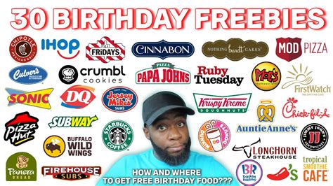 Birthday Freebies How To Get Free Birthday Stuff On Your