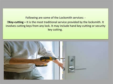 Ppt What Are Different Types Of Locksmith Services Powerpoint