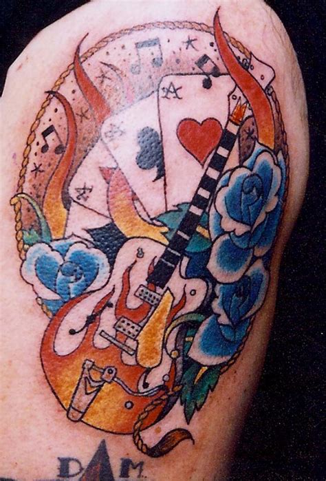 Guitar Tattoo By Matjul On Deviantart