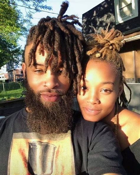 Beautiful Dreadlock Couple 💑 Beautiful Dreadlocks Hair Styles