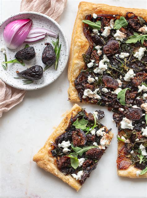 Red Wine Fig And Goat S Cheese Tart Valley Fig