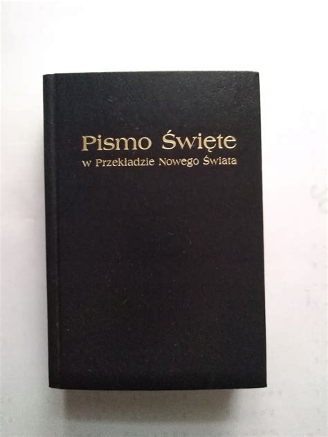 Pismo Święte w przekładzie nowego świata Świadkowie Jehowy 14488708504