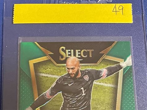 ティム ハワード 2015 16 Panini Select TIM HOWARD Green Prizm Ball Back