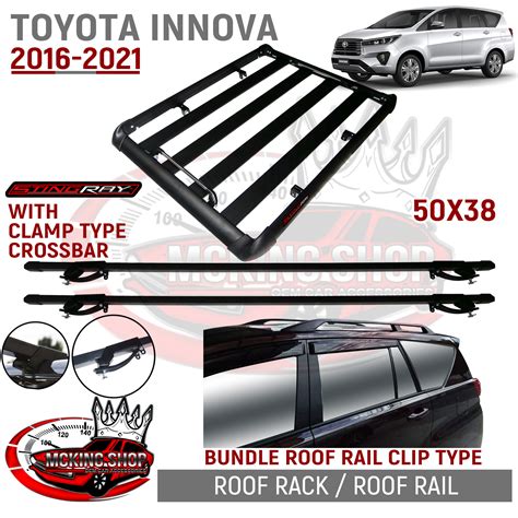 Toyota Innova 2016 2021 Stingray Aluminum Roof Rack Roofrack Top Load Topload Single Wall