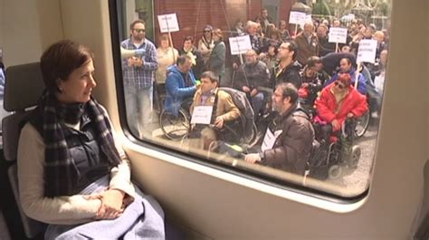 Vídeo Manifestación en Orduña pidiendo a RENFE que adapte sus trenes