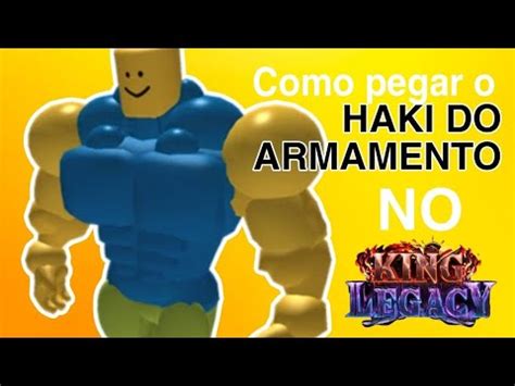 Como pegar o haki do armamento no King Legacy Fácil e Rápido YouTube