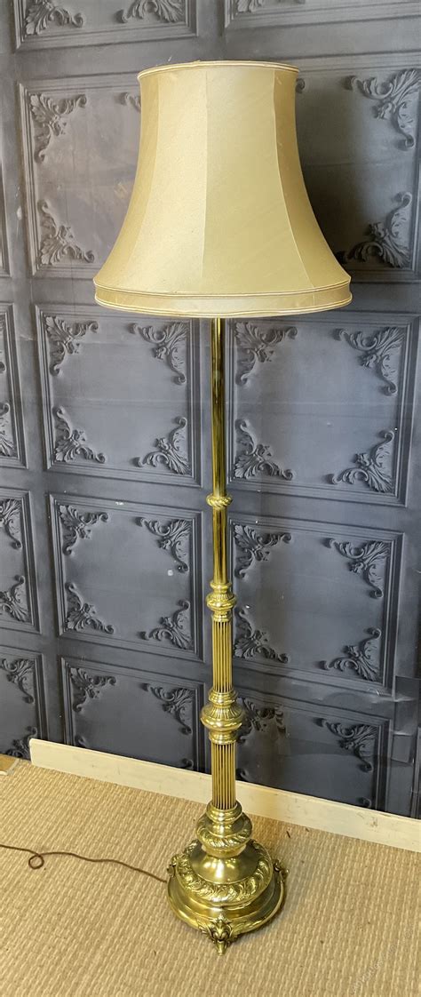 Antiques Atlas Edwardian Brass Standard Lamp