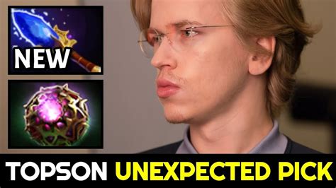 T1 TOPSON 7 32 Unexpected Pick Scepter Octarine Core Clockwerk Dota