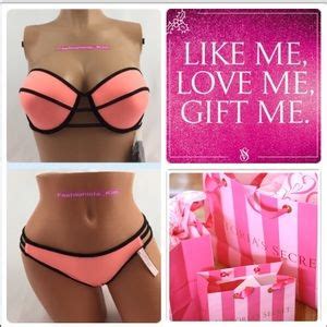 Victoria S Secret Swim Victorias Secret Swim Bikini Set Neon Nectar Poshmark