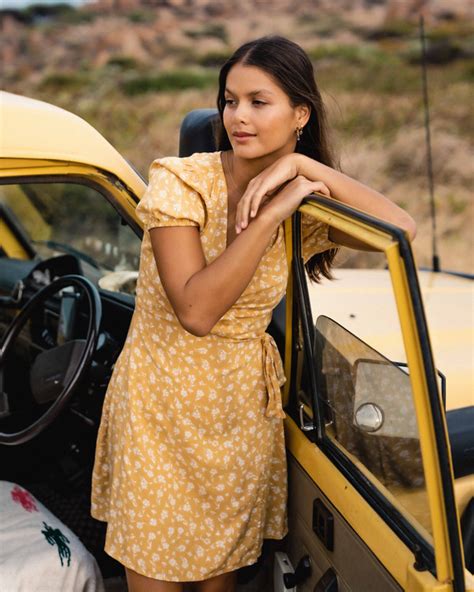 Hot Tropics Vestido Envolvente Mini Para Mujer Billabong