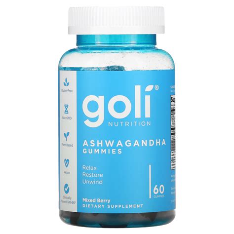 GOLI ASHWAGANDHA 60 GUMMIES – Careforte Pharmacy