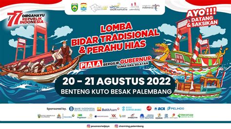 Lomba Bidar Tradisional Perahu Hias Hari Ke Youtube