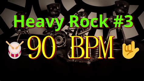 90 Bpm Heavy Rock 3 44 Drum Beat Drum Track Heavy Drum Beat 🥁