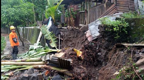 Hujan Deras Akibatkan 2 Titik Talud Di Sorosutan Kota Yogyakarta Longsor