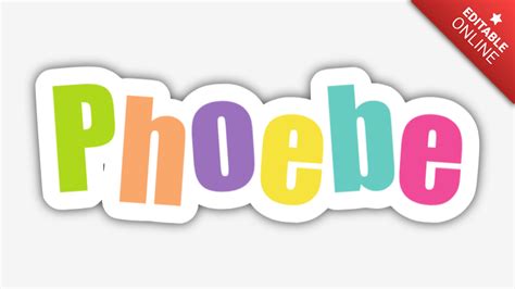 Phoebe Squishmallows Logo Text Effect Generator