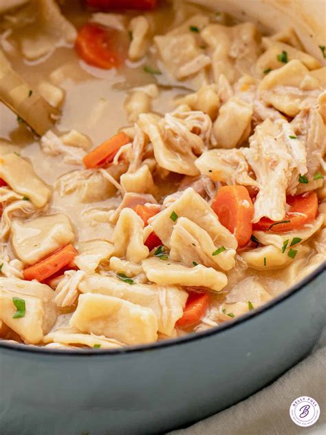 Easy Homemade Chicken And Dumplings Belly Full