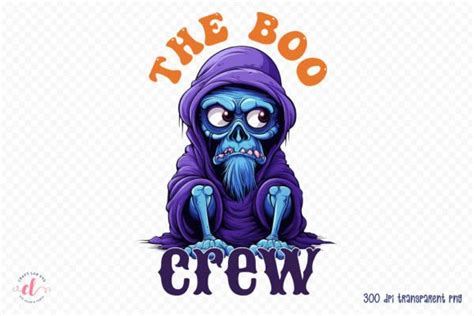 The Boo Crew Halloween Png Sublimation Graphic By Craftlabsvg