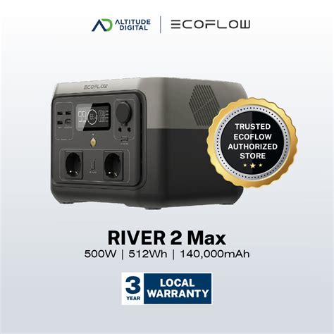 Ecoflow River Max V Portable Power Station Wh Solar Generator