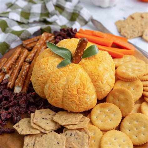 Pumpkin Shaped Cheese Ball Recipe Easy And Delicious