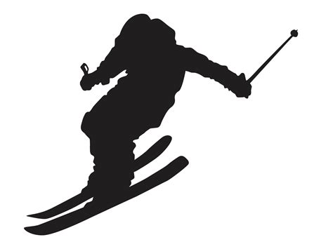 Freestyle Ski Silhouette