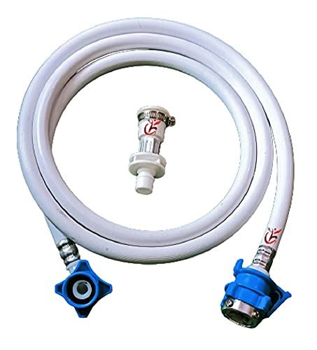 KHC Washing Machine Inlet Hose Pipe With Tap Adopter For Fully